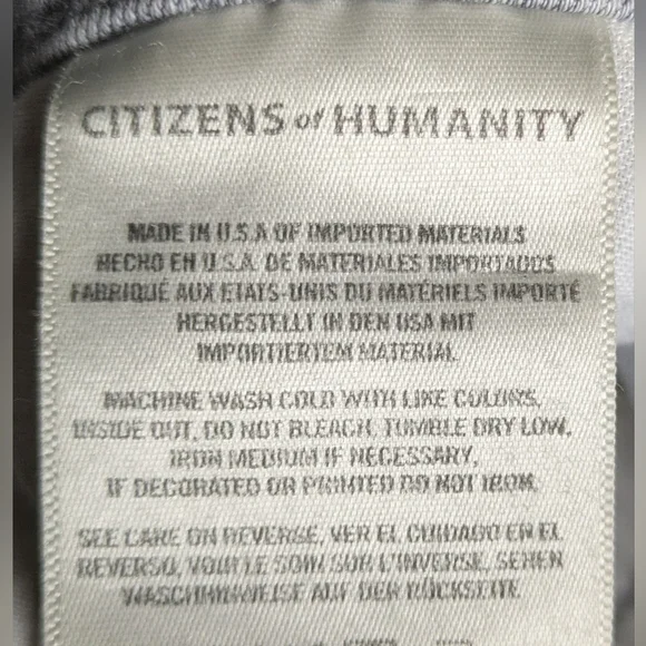 ✨HP✨Pre-owned Citizens Of Humanity Harlow Ankle High-Rise Slim Jeans Size 29 - Picture 7 of 10